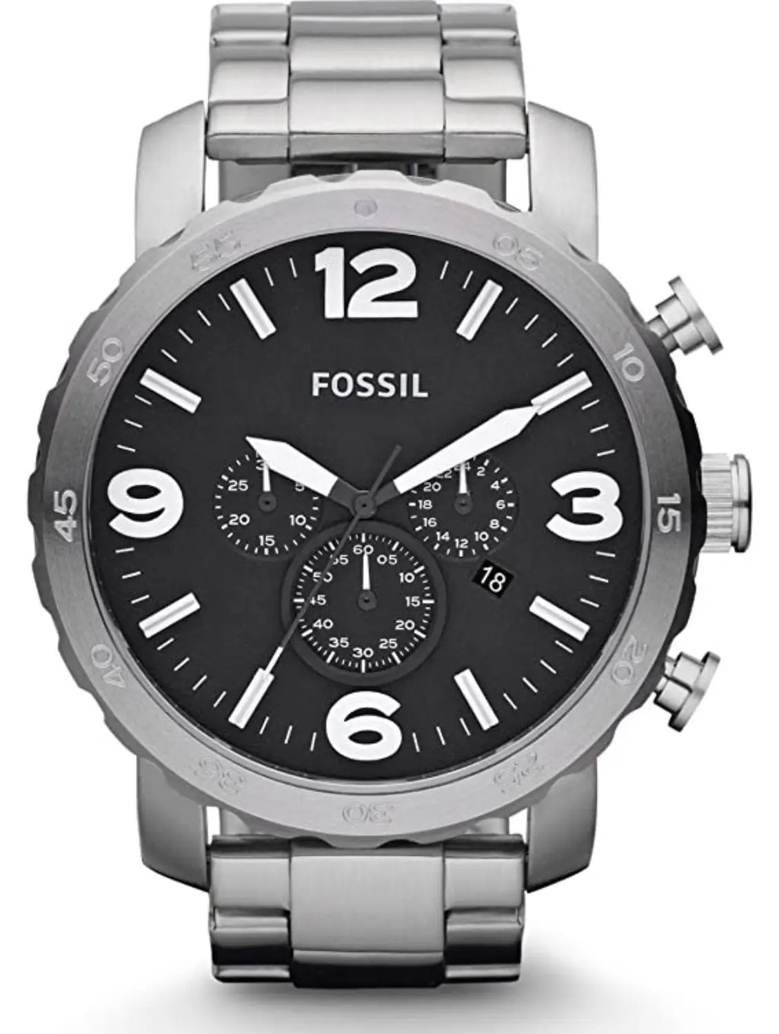 

FOSSIL Casual Sport Watches for Men Top Brand Luxury Stainless Steel Clock Fashion 50m. Waterproof Chronograph Original FJR1353