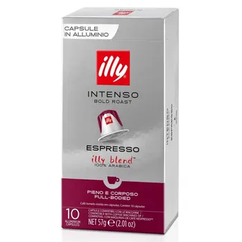 

Intense Illy espresso®10 capsules Nespresso compatible coffee®