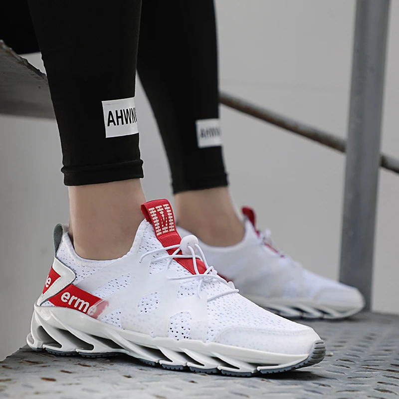 

2019 Autumn Blade Shoes Men's Warrior Casual Shoes Men's All Matching Tide Breathable Mesh Shoes Sports Running Shoes Size 35-46