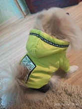 Jumpsuit Pet-Costumes Cotton-Padded Silver-Color Dogs Waterproof Winter Fashion for Hoodie