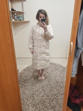 Down-Jacket Coat Yellow Winter Women Outerwear Snow FTLZZ Warm Blue Long 90%White-Duck-Down