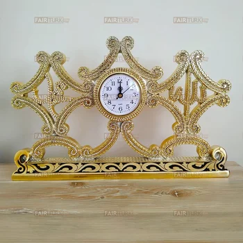 

Large Size Gold Color Allah and Mohammad Islamic Table Watch