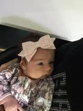 Diadema de flores para bebés recién nacidos, diadema de lazos brillantes, accesorios para el cabello de princesa