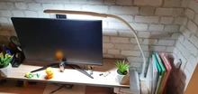 Table-Lamp Led-Light Touch-Dimming Reading Flexible Gooseneck Long-Arm Bedroom 3-Color-Modes