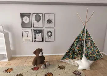 

Safari Patterned Kid Game Cadiri