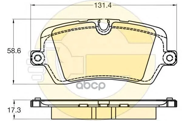 Колодки Тормозные Land Rover Range Rover Iv 12-/Sport 13- Задние Girling 6120291 Girling арт. 6120291