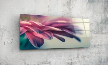 

Tulip Flower Purple 92x36cm Glass Table Glass Painting Printing Glass Table