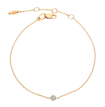 

Gold bracelet with diamonds sunlight sample 585