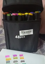 Rotuladores de Arte de doble punta, 12/48/80 colores, dibujo de acuarela, pintura, bolígrafos de alcohol para artista, marcadores para Manga, suministros escolares