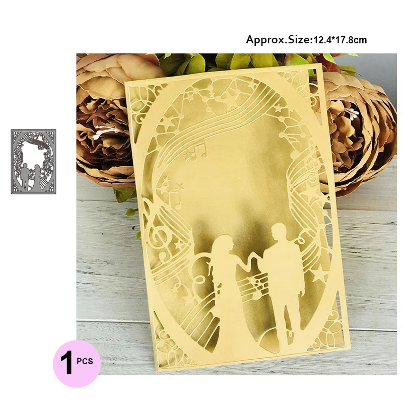 

MR&MRS Wedding Invitation Die Cutting Dies 2019 Metal Craft Die Cut Stencil for Card Making Scrapbooking Decoration Stencil