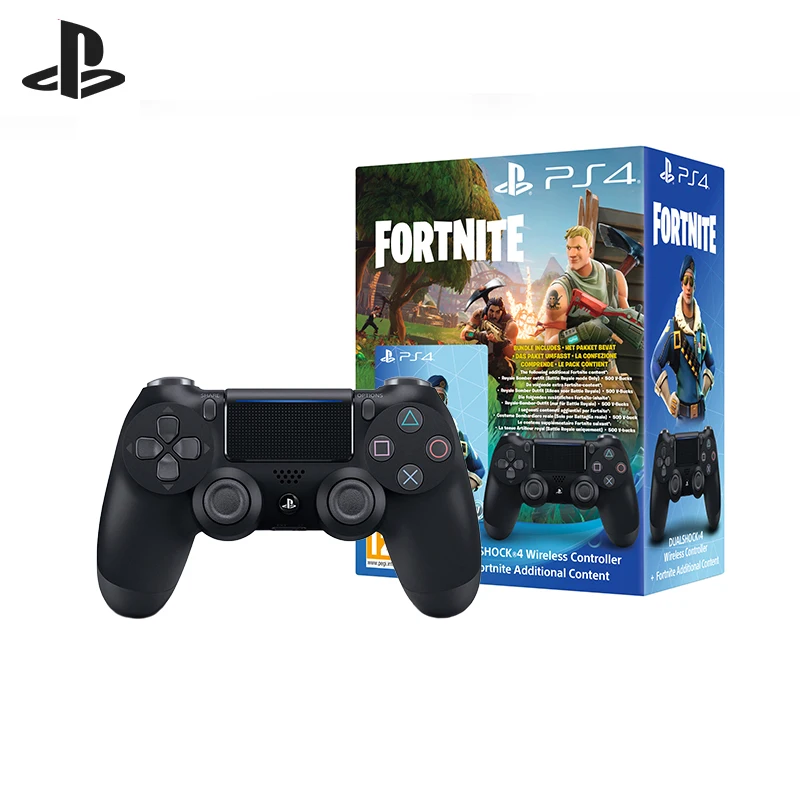 PS4: Комплект «Контроллер игровой беспроводной черный(Dualshock 4 Cont Black: CUH-ZCT2E: SCEE)»+ Ваучер «Fortnite»