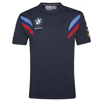 

BMW motorrad Oficial T-shirt paddock pitline teamwear motorcycle racing team Motorrad BMW men's