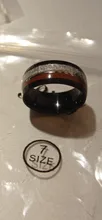 FDLK-Anillo de madera con incrustaciones de flecha y concha para hombre, joyería de lujo, 8mm, 24 estilos