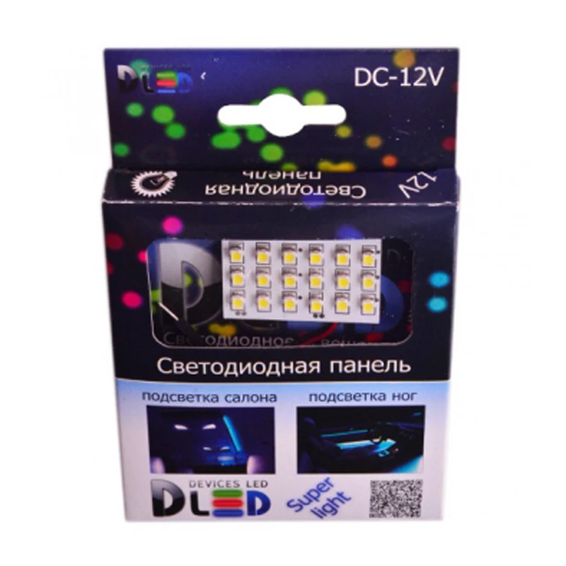 1 шт. Автомобильная свето панель 18 Led SMD 3528| |