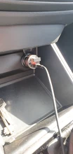 7 colores-en-1 cambio minilámpara USB del coche LED de luz ambiental coche Lámpara decorativa Interior de coche de neón Interior luz de modelado en el coche
