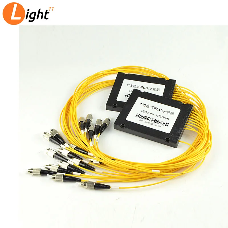 ABS FC UPC 1X8 1M 2.0MM PLC splitter 1x8 Splitter Box FC/UPC Fiber Optical FTTH | Мобильные телефоны и аксессуары