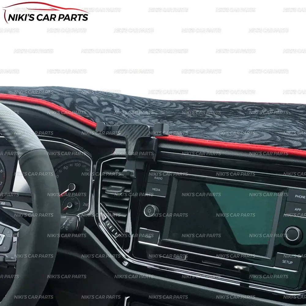 Алюминиевый автомобильный держатель для VW T-ROC-, алюминиевый сплав, 1 комплект, декоративные аксессуары для автомобиля, аксессуары для интерьера телефона