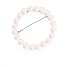 Серебряная брошь с жемчугом SUNLIGHT проба 925