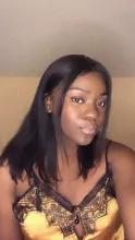 Bob-peluca con cierre Frontal de encaje para mujeres negras, cabello humano liso, corto, Natural, prearrancado, brasileño, Remy
