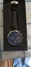 LIGE-Reloj ejecutivo de lujo para hombres, cronógrafo de cuarzo, con correa de cuero e indicador de fecha, estilo casual, a la moda, marca superior, con caja