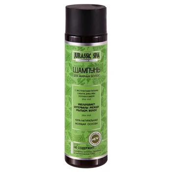 

Jurassic spa shampoo for oily hair. Improved Formula
