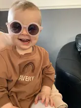 Gafas de sol de marca para bebés, gafas de sol populares para niños pequeños con marco UV400 para exteriores, gafas para playa para vacaciones de verano, 2019