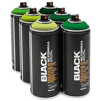

Montana Black 6X400 ml Green sprühdosen Pack