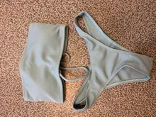 2021 sólido Bikini brasileño traje de baño Bikini Sexy de dos piezas tubo Top traje de baño mujer bañista traje de baño Bikini 1224