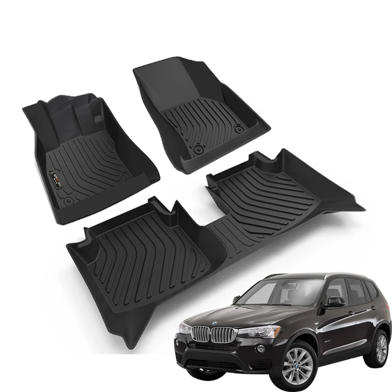 Auto Vloer Rubber Matten Voor Bmw X3 F25 2011 2012 2013 2014 2016