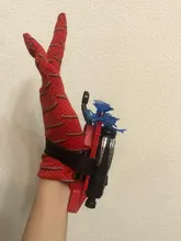 Nuevo Hombre Araña juguetes de plástico Cosplay guante de Spiderman juego de iniciador con la caja Original divertido juguetes para niños Año Nuevo cumpleaños Gi