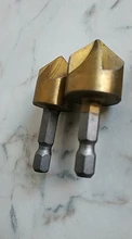 Drill-Bit Chamfering Cutter Countersink Wood HSS Hex-Shank-90-Degree 3pcs 6pcs 6mm-19mm