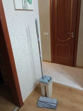 Mop Spray Cleaning-Cloth Fiber Spin-Mop Lazy-Fellow Wooden Floor Kitchen Magic Hand-Washing