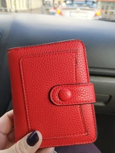 Billeteras de marca de lujo para mujer, Mini cerrojo monedero pequeño, rojo y negro, tarjetero, con cremallera, hebilla de cuero, novedad de 2021