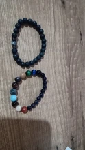 Pulsera de cuentas estilo tibetano para hombre, brazalete de abalorios, piedra de luna, diseño lava, buda, budista, chacras