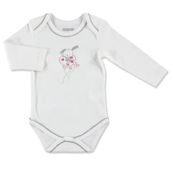 

ebebek HelloBaby Rabbit Theme Collar Long Sleeve Bodysuit