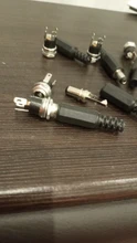 Fuente de alimentación de 5,5mm x 2,1mm, 5,5x2,1 CC, Conector de clavija + adaptador de Terminal de montaje de Panel de Metal hembra, enchufe, conectores DC