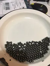 Rodamientos de bolas redondas de acero inoxidable para máquina tirachinas, 200 Uds., 6mm