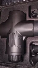 Pistola de masaje de alta frecuencia para relajación muscular, masajeador eléctrico con bolsa portátil, pistola de terapia para fitness