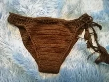 Tiene forro de Bikini de talla grande 2020 mujeres Sexy Bikini de ganchillo Bikini traje de baño hecho a mano traje de baño Shorts de punto