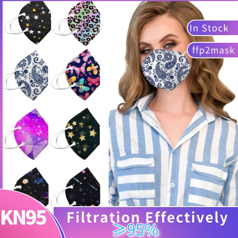 10/50 шт. ffp2mask маска kn95 fpp2 для мужчин и женщин дышащая ffcarilla ffp2 5 слоев ffpp2 |