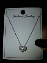 Necklace Pendant Jewelry Choker Zircon Heart-Shape Wedding-Bridal Women High-Quality