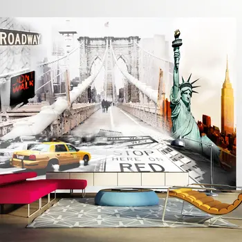 

Wall mural-way of New York - 250x175 cm