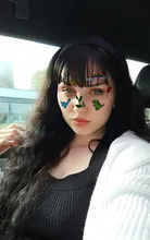 MERISI-flequillo postizo de pelo sintético, 4 colores, extensiones de cabello