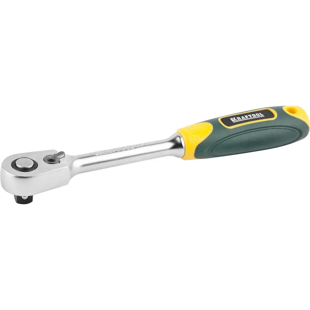 Трещотка для торцовых головок KRAFTOOL 3/8", 60 зубцов, Сr-V сталь 27794-3/8_z02