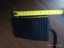 Controlador momentáneo de Pedal, interruptor de pie de alimentación eléctrica, CA 250V 10A 1 NO 1 NC SPDT