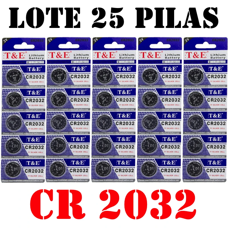 https://ae01.alicdn.com/kf/U661f16be7e9047a2b9219fc256b72ea9M/25-PILAS-2032-BOTON-T-E-BATERIA-LITIO-3V-LITHIUM-BATTERY-Baterias-Alkalinas-Blister-Piezas-Relojes.jpg