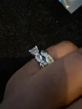 Modyle 2020 nuevo plata Color AAA CZ piedra anillo bisutería mujer joyería de moda Bijoux de cristal de los anillos de boda para las mujeres