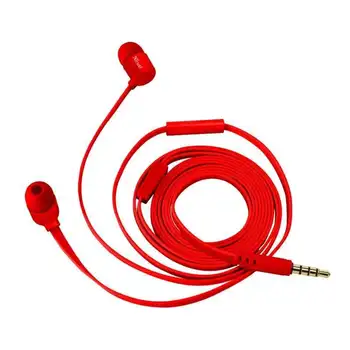 

Red trust duga in-ear headphones-Built-in microphone-flat cable anti tangle-pads 3 sizes