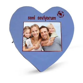 

Personalized Burgundy Blue Fans Heart Pillow Case