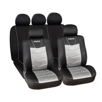 

SC023BG - Juego completo fundas asientos MOMO negro-plata Premium